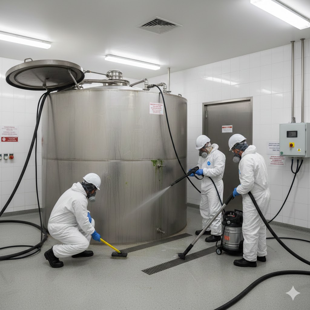 Hospital Tank Cleaning